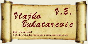 Vlajko Bukatarević vizit kartica